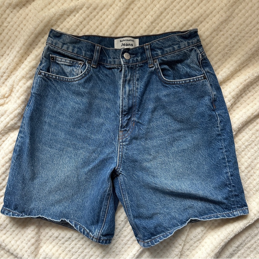 Reformation Jean Shorts